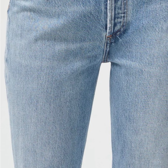 Agolde Riley high rise straight jeans 26 in Blitz; perfect!! worn once! - Picture 4 of 10